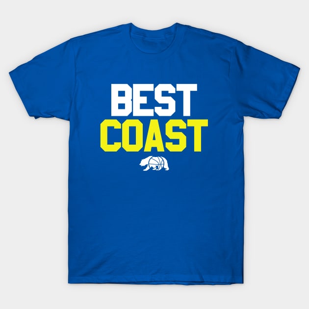 Best Coast Basketball T-Shirt by DesignsByDrew